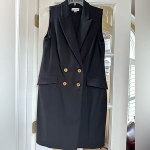 Calvin Klein Sleeveless Blazer Dress